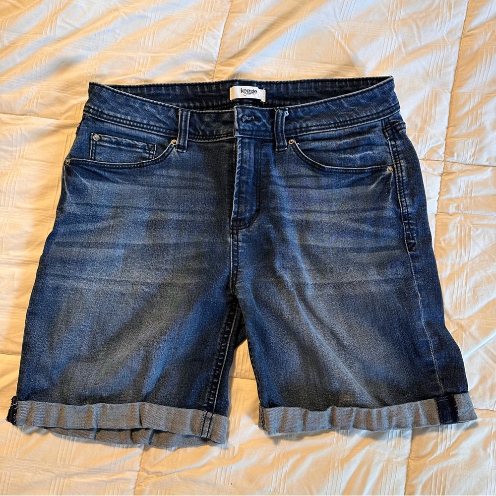 Kensie demin shorts size 8